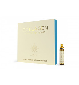 4 Lemons Collagen Nanopeptides 10000 / Морской коллаген 10000 Nanopeptides с глюкозамином, 14 флаконов