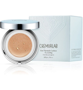 Cremorlab (Креморлаб) Eau Thermale Cushion O2 Lasting T.E.N.™ / Кушон - матирующий тональный флюид с морскими водорослями/сменный блок, тон 21: ванильный, 15мл Cremorlab (Креморлаб) Eau Thermale Cushion O2 Lasting T.E.N.™ / Кушон - матирующий тональный флюид с морскими водорослями/сменный блок, тон 21: ванильный, 15мл