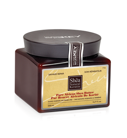 Saryna Key (Сарина Кей) Damage Repair Pure African Shea Butter Treatment Mask / Восстанавливающая маска с Африканским маслом Ши для сухих и повреждённых волос, 300 мл
