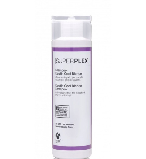 Barex SuperPlex Shampoo Keratin Cool Blonde Шампунь для придания холодного оттенка, 250 мл Barex SuperPlex Shampoo Keratin Cool Blonde Шампунь для придания холодного оттенка, 250 мл