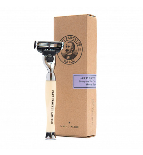 Станок Captain Fawcett CF034 слоновая кость Mach 3 Станок Captain Fawcett CF034 слоновая кость Mach 3