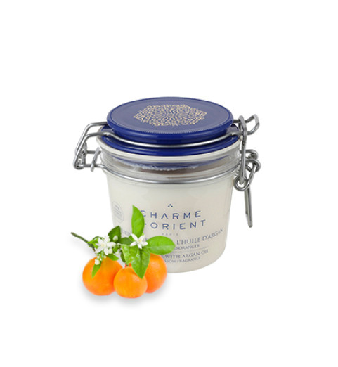 Charme D Orient (Шарм Ориент) Beurre Karite Argan Fleur d'Oranger / Масло карите + аргана с ароматом цветков апельсинового дерева, 200 г Charme D Orient (Шарм Ориент) Beurre Karite Argan Fleur d'Oranger / Масло карите + аргана с ароматом цветков апельсинового дерева, 200 г