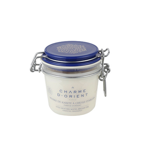 Charme D Orient (Шарм Ориент) Beurre Karite Argan Parfum Reflets du Bosphore / Масло карите + аргана с ароматом "Огни Босфора", 200 г Charme D Orient (Шарм Ориент) Beurre Karite Argan Parfum Reflets du Bosphore / Масло карите + аргана с ароматом "Огни Босфора", 200 г