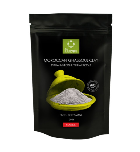 Diar Argana Ghassoul Lava Clay / Натуральная специальная глина Гассул, 300 г Diar Argana Ghassoul Lava Clay / Натуральная специальная глина Гассул, 300 г