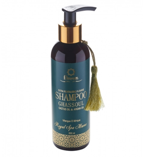 Diar Argana Shampoo Ghassoul / Шампунь с глиной Гассул, маслами Кактуса опунции и Арганы (аромат Манго), 200 мл Diar Argana Shampoo Ghassoul / Шампунь с глиной Гассул, маслами Кактуса опунции и Арганы (аромат Манго), 200 мл