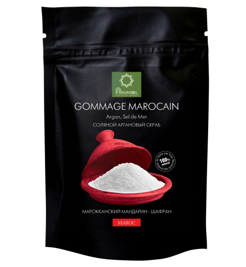 Diar Argana Gommage Marocain / Соляной скраб с маслом арганы Марокканский мандарин-Шафран, 200г Diar Argana Gommage Marocain / Соляной скраб с маслом арганы Марокканский мандарин-Шафран, 200г