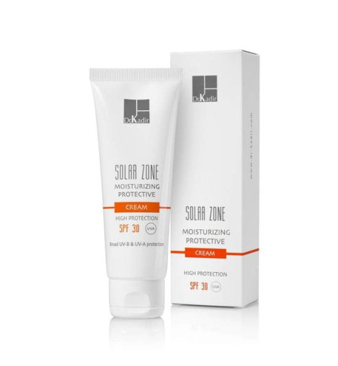 Dr. Kadir Solar Zone Moisturizing Protective Cream SPF 30 / Защитный увлажняющий крем SPF 30, 75 мл