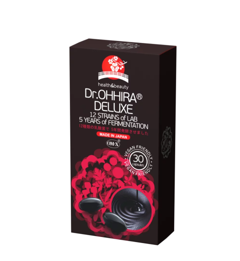 Dr.Ohhira OM-X Deluxe Ферментированный растительный комплекс 5-летней ферментации ОМ-Х от Доктора Охиры, 30 капсул