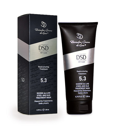 DSD de Luxe Steel and Silk Treatment Mask / Диксидокс Де Люкс Восстанавливающая маска сталь и шелк, 500 мл DSD de Luxe Steel and Silk Treatment Mask / Диксидокс Де Люкс Восстанавливающая маска сталь и шелк, 500 мл