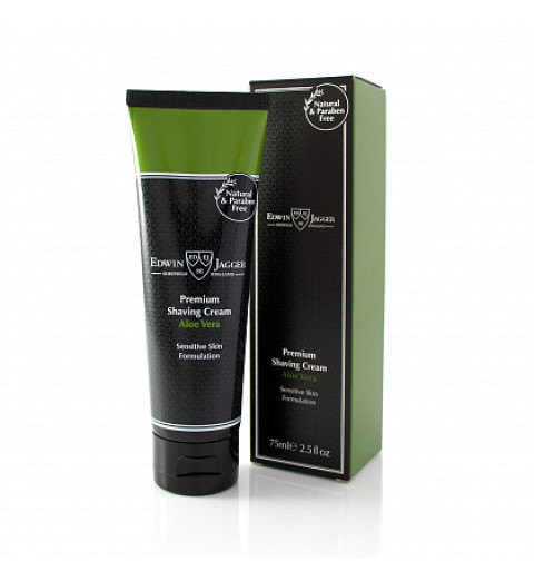 Крем для бритья Edwin Jagger Aloe Vera, 75 мл Крем для бритья Edwin Jagger Aloe Vera, 75 мл
