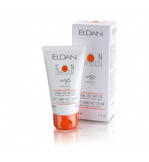 Eldan Anti-Aging Face Cream Very High Protection / Дневная защита от солнца SPF 50, 50 мл Eldan Anti-Aging Face Cream Very High Protection / Дневная защита от солнца SPF 50, 50 мл