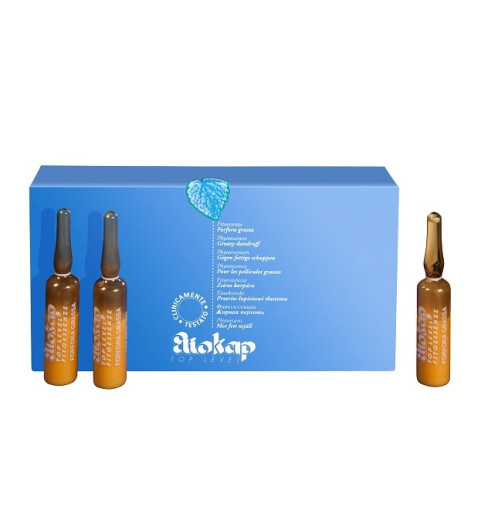 Eliokap Top Level Fitoessence Forfora Grasso / Фитоэссенция для лечения жирной перхоти, 6 ампул по 4 мл Eliokap Top Level Fitoessence Forfora Grasso / Фитоэссенция для лечения жирной перхоти, 6 ампул по 4 мл