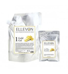 Ellevon (Эллевон) Gold Premium Modeling Mask / Премиум Альгинатная маска с золотом (гель + коллаген), 1000 мл + 100 мл Ellevon (Эллевон) Gold Premium Modeling Mask / Премиум Альгинатная маска с золотом (гель + коллаген), 1000 мл + 100 мл