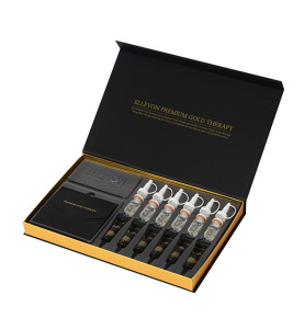 Ellevon (Эллевон) Premium Gold Therapy / Премиум золотая терапия, 93мм*93мм*18 шт + 5мл*6шт + 10мл*6шт Ellevon (Эллевон) Premium Gold Therapy / Премиум золотая терапия, 93мм*93мм*18 шт + 5мл*6шт + 10мл*6шт