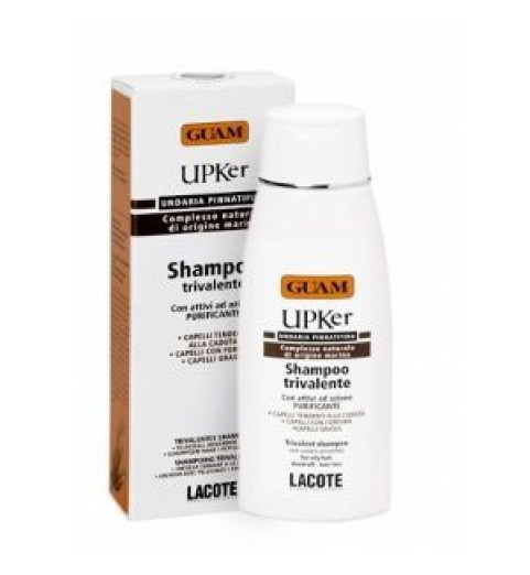 Guam UPKer Shampoo Trivalente Guam / Шампунь от перхоти, выпадения волос и для жирной кожи головы, 200 мл Guam UPKer Shampoo Trivalente Guam / Шампунь от перхоти, выпадения волос и для жирной кожи головы, 200 мл