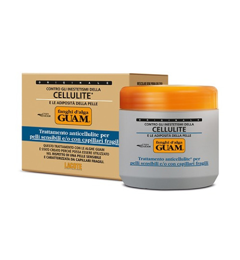Guam Trattamento Anticellulite Per Pelli Sensibili e/o Con Capillari Fragili / Маска антицеллюлитная для чувствительной кожи с хрупкими капиллярами, 500 г Guam Trattamento Anticellulite Per Pelli Sensibili e/o Con Capillari Fragili / Маска антицеллюлитная для чувствительной кожи с хрупкими капиллярами, 500 г