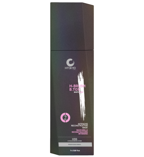 H-Tokyo Шаг 2: Интенсивный реконструктор H-Brush B.Tox Capillary Reconstructive Mask White Care (без пигмента), 500 мл H-Tokyo Шаг 2: Интенсивный реконструктор H-Brush B.Tox Capillary Reconstructive Mask White Care (без пигмента), 500 мл