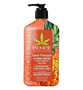 Hempz Sweet Pineapple & Honey Melon Herbal Volumizing Conditioner / Кондиционер Ананас и Медовая Дыня для придания объёма, 500 мл