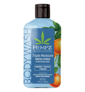 Hempz Triple Moisture Fresh Citrus Herbal Body Wash / Гель для душа Тройное увлажнение, 500 мл