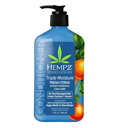 Hempz Triple Moisture Fresh Citrus Herbal Conditioner / Кондиционер Тройное увлажнение, 500 мл Hempz Triple Moisture Fresh Citrus Herbal Conditioner / Кондиционер Тройное увлажнение, 500 мл