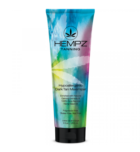 Hempz Hypoallergenic Dark Tan Maximizer / Гипоаллергенный усилитель загара на основе масла семян конопли, 265 мл