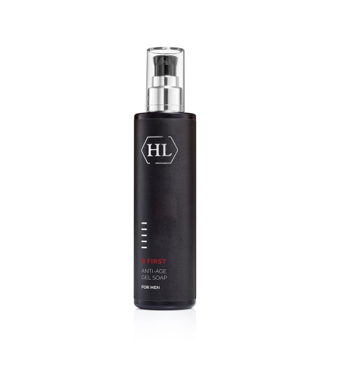 Holy Land (HL) B First Anti-Age Gel Soap / Мыло-гель для щадящего очищения кожи с ароматом мужского парфюма, 250 мл Holy Land (HL) B First Anti-Age Gel Soap / Мыло-гель для щадящего очищения кожи с ароматом мужского парфюма, 250 мл