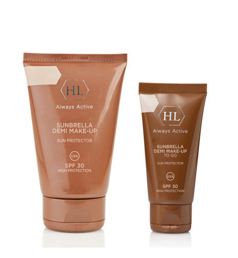 Holy Land (HL) Sunbrella Demi Make-Up SPF 30 / Солнцезащитный крем SPF 30 с фильтрами UVA+UVB, ухаживающими компонентами и тональным эффектом, 50 мл Holy Land (HL) Sunbrella Demi Make-Up SPF 30 / Солнцезащитный крем SPF 30 с фильтрами UVA+UVB, ухаживающими компонентами и тональным эффектом, 50 мл