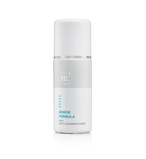 Holy Land (HL) Renew Formula 3 In 1 Soap, Cleanser & Toner / Деликатная очищающая эмульсия, объединяющая в себе свойства мыла, клинзера и тоника, 150 мл Holy Land (HL) Renew Formula 3 In 1 Soap, Cleanser & Toner / Деликатная очищающая эмульсия, объединяющая в себе свойства мыла, клинзера и тоника, 150 мл