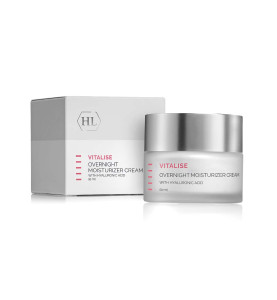 Holy Land (HL) Vitalise Overnight Moisturizer Cream / Смягчающий, увлажняющий и питательный крем с гиалуроновой кислотой, витаминами и экзотическим маслом, 50 мл Holy Land (HL) Vitalise Overnight Moisturizer Cream / Смягчающий, увлажняющий и питательный крем с гиалуроновой кислотой, витаминами и экзотическим маслом, 50 мл
