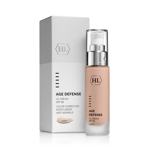 Holy Land (HL) Age Defense Cc Cream SPF 50 Light / Многофункциональный крем для коррекции цвета кожи, защиты и увлажнения. <br />Оттенок LIGHT, 50 мл Holy Land (HL) Age Defense Cc Cream SPF 50 Light / Многофункциональный крем для коррекции цвета кожи, защиты и увлажнения. <br />Оттенок LIGHT, 50 мл