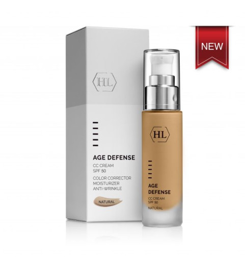 Holy Land (HL) Age Defense Cc Cream SPF 50 Natural / Многофункциональный крем для коррекции цвета кожи, защиты и увлажнения. <br />Оттенок NATURAL, 50 мл Holy Land (HL) Age Defense Cc Cream SPF 50 Natural / Многофункциональный крем для коррекции цвета кожи, защиты и увлажнения. <br />Оттенок NATURAL, 50 мл