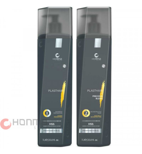 Honma Tokyo Набор Plast Hair Bixyplastia Precious Blend, 2*1000 мл Honma Tokyo Набор Plast Hair Bixyplastia Precious Blend, 2*1000 мл