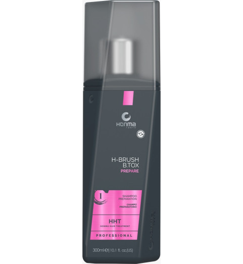 Honma Tokyo Шаг 1: Подготавливающий шампунь H-Brush B.Tox Shampoo Preparation, 300 мл Honma Tokyo Шаг 1: Подготавливающий шампунь H-Brush B.Tox Shampoo Preparation, 300 мл