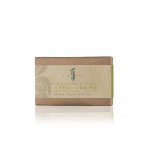Ischia Spaeh Sapone Elicriso e Limone / Натуральное мыло с бессмертником и лимоном, 100 г Ischia Spaeh Sapone Elicriso e Limone / Натуральное мыло с бессмертником и лимоном, 100 г