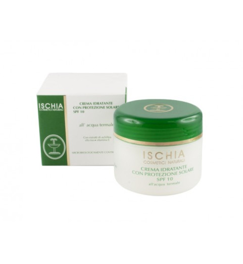 Ischia (Искья) Crema idratante con protezione solare / Увлажняющий крем для лица с солнцезащитным эффектом SPF 10, 100 мл Ischia (Искья) Crema idratante con protezione solare / Увлажняющий крем для лица с солнцезащитным эффектом SPF 10, 100 мл