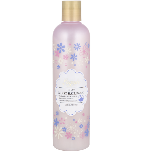 Laggie Clay Moist Hair Pack / Маска для восстановления, увлажнения поврежденных и поддержания цвета окрашенных волос, 300 мл Laggie Clay Moist Hair Pack / Маска для восстановления, увлажнения поврежденных и поддержания цвета окрашенных волос, 300 мл