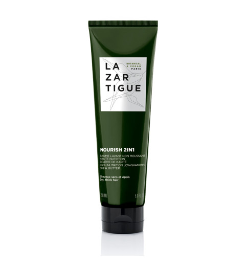 Lazartigue Nourish 2 In 1 High Nutrition Low Shampoo / Питательный шампунь-крем 2 в 1, 150 мл Lazartigue Nourish 2 In 1 High Nutrition Low Shampoo / Питательный шампунь-крем 2 в 1, 150 мл