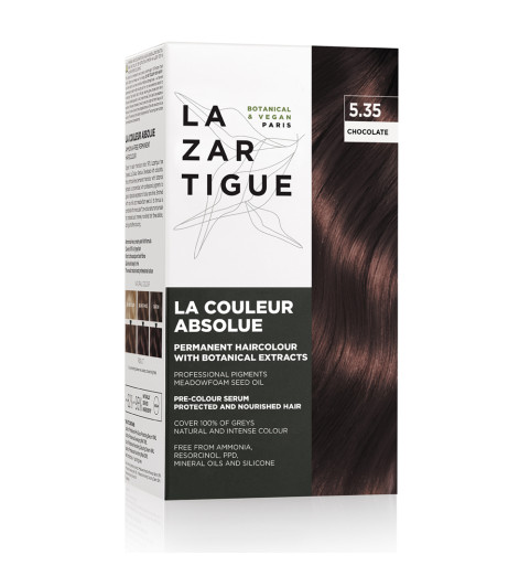 Lazartigue Colour - Chocolate 5.35 / Краска для волос перманентная безаммиачная - Шоколадный 5.35, набор Lazartigue Colour - Chocolate 5.35 / Краска для волос перманентная безаммиачная - Шоколадный 5.35, набор