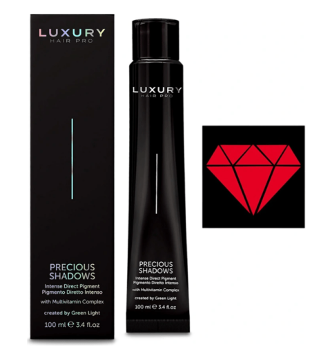 Luxury Hair Pro Precious Shadows Red Garnet / Интенсивный прямой пигмент "Драгоценные оттенки" Красный гранат, 100 мл Luxury Hair Pro Precious Shadows Red Garnet / Интенсивный прямой пигмент "Драгоценные оттенки" Красный гранат, 100 мл