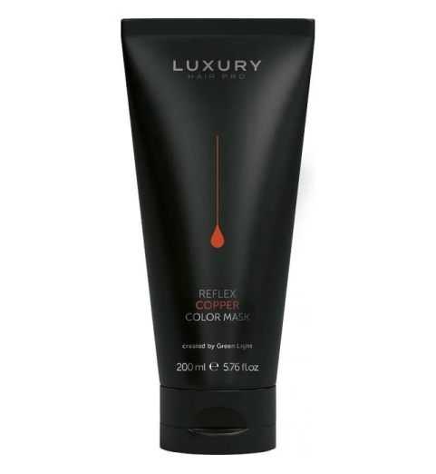 Luxury Hair Pro Reflex Color Mask Rame / Оттеночная маска Медная, 200 мл Luxury Hair Pro Reflex Color Mask Rame / Оттеночная маска Медная, 200 мл