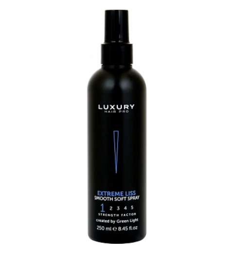 Luxury Hair Pro Extreme Liss Smoothing Spray / Разглаживающий спрей с термозащитой, 250 мл Luxury Hair Pro Extreme Liss Smoothing Spray / Разглаживающий спрей с термозащитой, 250 мл