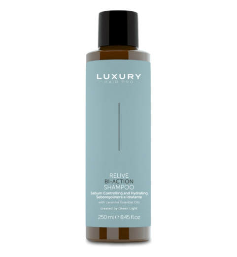 Luxury Hair Pro Relive Shampoo Bivalente Bi-Action / Шампунь двойного действия, 250 мл Luxury Hair Pro Relive Shampoo Bivalente Bi-Action / Шампунь двойного действия, 250 мл