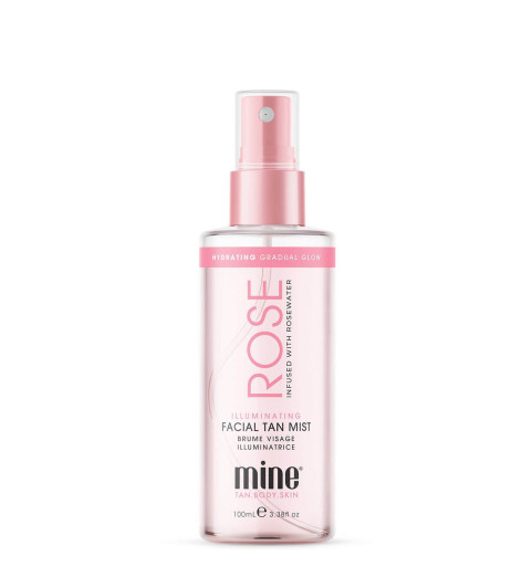 Mine Tan Rose Water Illuminating Facial Tan Mist / Спрей-мист автозагар с успокаивающей розовой водой , 100 мл Mine Tan Rose Water Illuminating Facial Tan Mist / Спрей-мист автозагар с успокаивающей розовой водой , 100 мл