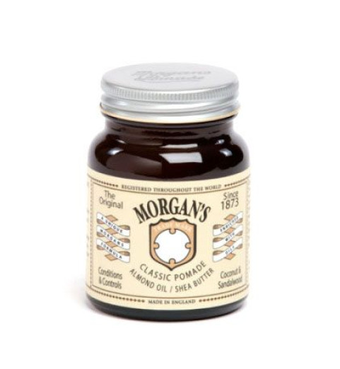 Помада для укладки Morgans Pomade Классическая с Маслом Миндаля и Ши, 100 г Помада для укладки Morgans Pomade Классическая с Маслом Миндаля и Ши, 100 г