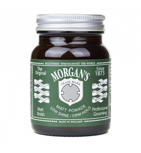Матовая помада для укладки Morgans Pomade Сильная фиксация, 100 г Матовая помада для укладки Morgans Pomade Сильная фиксация, 100 г