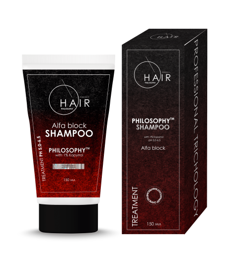 Philosophy Alfa Block Shampoo with 1% Kopyrrol / Шампунь от выпадения волос с 1% копирролом, 150 мл Philosophy Alfa Block Shampoo with 1% Kopyrrol / Шампунь от выпадения волос с 1% копирролом, 150 мл