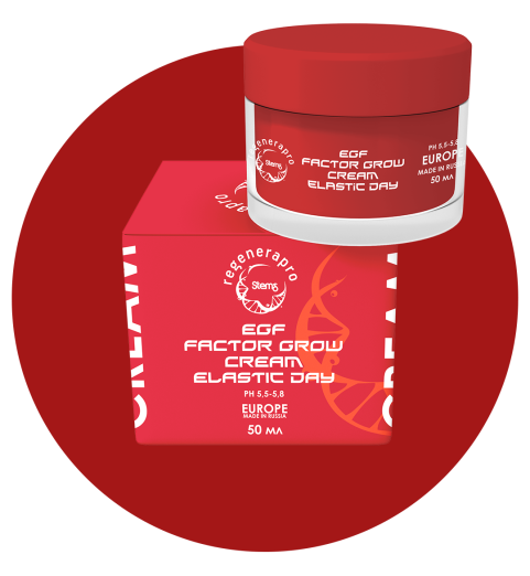 Regenera Cream Elastic Day EGF Factor Grow / Дневной крем для регенерации тканей и восполнения коллагена и эластина, 50 мл Regenera Cream Elastic Day EGF Factor Grow / Дневной крем для регенерации тканей и восполнения коллагена и эластина, 50 мл