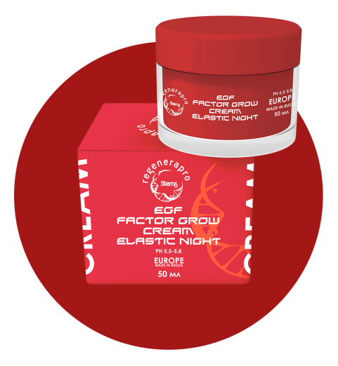 Regenera Cream Elastic Night EGF Factor Grow / Ночной крем для регенерации тканей и восполнения коллагена и эластина, 50 мл Regenera Cream Elastic Night EGF Factor Grow / Ночной крем для регенерации тканей и восполнения коллагена и эластина, 50 мл