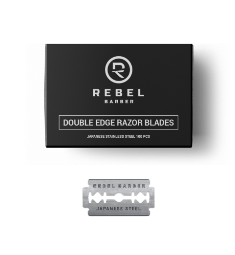 Rebel Barber Double Edge Blade Классические сменные лезвия, 100 шт Rebel Barber Double Edge Blade Классические сменные лезвия, 100 шт