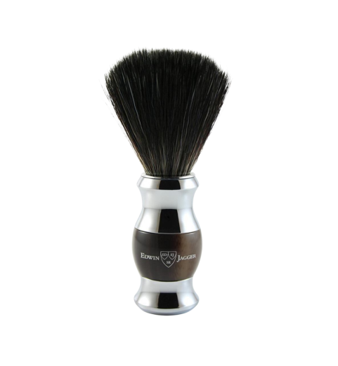 Edwin Jagger 21SB362CR Помазок темно-коричневый, искусственный ворс Edwin Jagger 21SB362CR Помазок темно-коричневый, искусственный ворс
